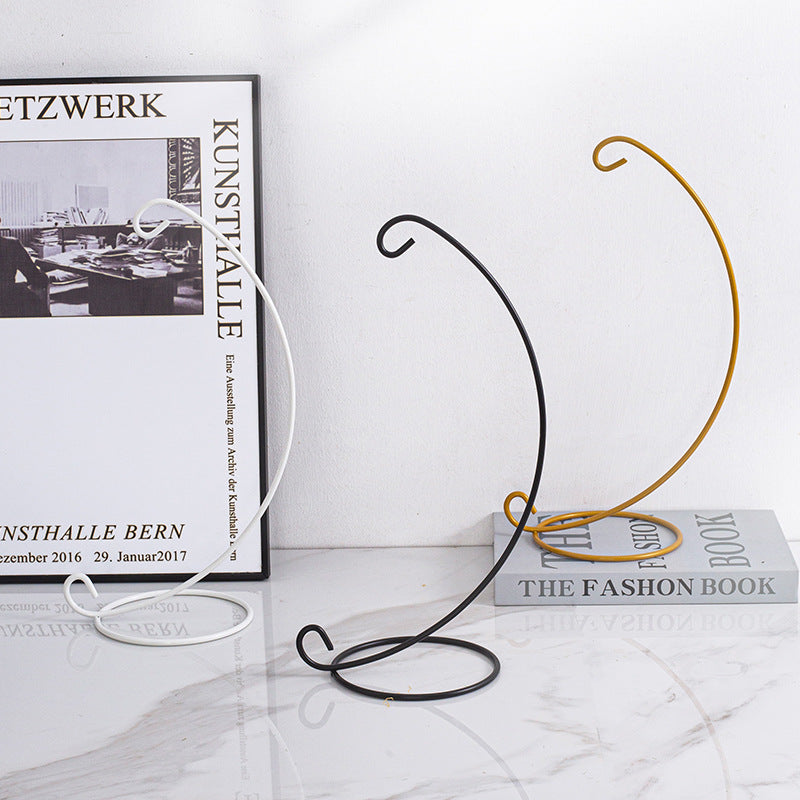 Wholesale 10pcs/pack Semicircle Home Decoration Micro Landscape Pendant Cradle Hook Holder